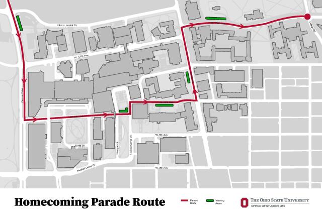 Parade Route for 2026