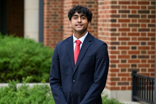 Harsha smiling
